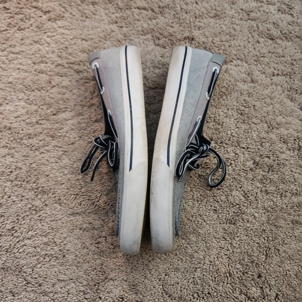 Tommy Hilfiger Boat Shoes Men's Gray Size 9